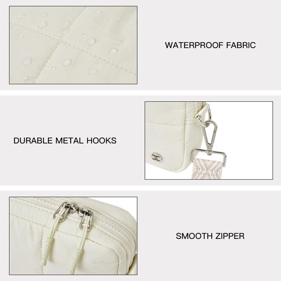 Crossbody Bags Crossbody Purse Lhtweht Puffer Shoulder Bag T_T - Picture 5 of 6